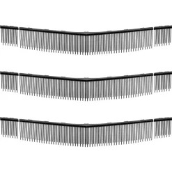 VEVOR 3 Packs Lawn Sweeper Brush Replacement, Compatible with VEVOR 30 in Lawn & Leaf Collector Sweepers, Yard Sweeper Brush Paddle with Durable V-Shaped Bristles for Easy Grass Leaf Cleanup