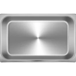 VEVOR 4 Pack Steam Table Pans 20.9 x 12.8 x 3.9 Inch Deep Steam Table Pan Full Size 13L Deep Food Container Stainless Steel Oven Tray Hotel Pans Anti-Jam Steam Table Food Pan