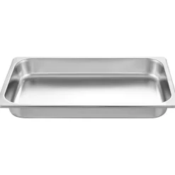VEVOR 6 Pack Steam Table Pans 20.9 x 12.8 x 2.6 Inch Deep Steam Table Pan Full Size 8.5L Deep Food Container Stainless Steel Oven Tray Hotel Pans Anti-Jam Steam Table Food Pan