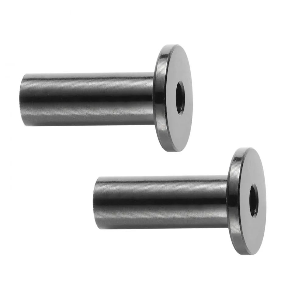 VEVOR 101 Pack T316 Stainless Steel Protector Sleeves for 1/8" Wire Rope Cable Railing, DIY Balustrade T316 Marine Grade, Come with A Free Drill Bit, Black