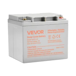 VEVOR 2 Pack 12V 35Ah Deep Cycle Battery, Sealed AGM Technology, Rechargeable Lead Acid AGM Battery, Backup Replacement for Scooters, Mobility Wheelchair, Solar System Off-Grid Home Energy Storage