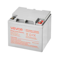 VEVOR 2 Pack 12V 35Ah Deep Cycle Battery, Sealed AGM Technology, Rechargeable Lead Acid AGM Battery, Backup Replacement for Scooters, Mobility Wheelchair, Solar System Off-Grid Home Energy Storage