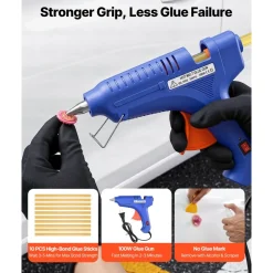 VEVOR Paintless Dent Removal Rods, 89 PCS Paintless Dent Repair Tools, Golden Lifter Puller Car Dent Repair Kit, Glue Puller Tabs Dent Puller Kit for Auto Dent Removal, Minor Dents, Door Dings