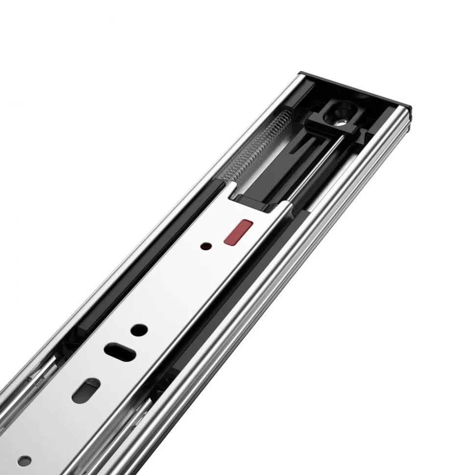 VEVOR 6 Pairs of 18 Inch Drawer Slides Side Mount Rails, Heavy Duty Full Extension Steel Track, Soft-Close Noiseless Guide Glides Cabinet Kitchen Runners with Ball Bearing, 100 Lbs Load Capacity
