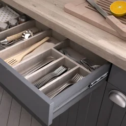 VEVOR 6 Pairs of 24 Inch Drawer Slides Side Mount Rails, Heavy Duty Full Extension Steel Track, Soft-Close Noiseless Guide Glides Cabinet Kitchen Runners with Ball Bearing, 100 Lbs Load Capacity
