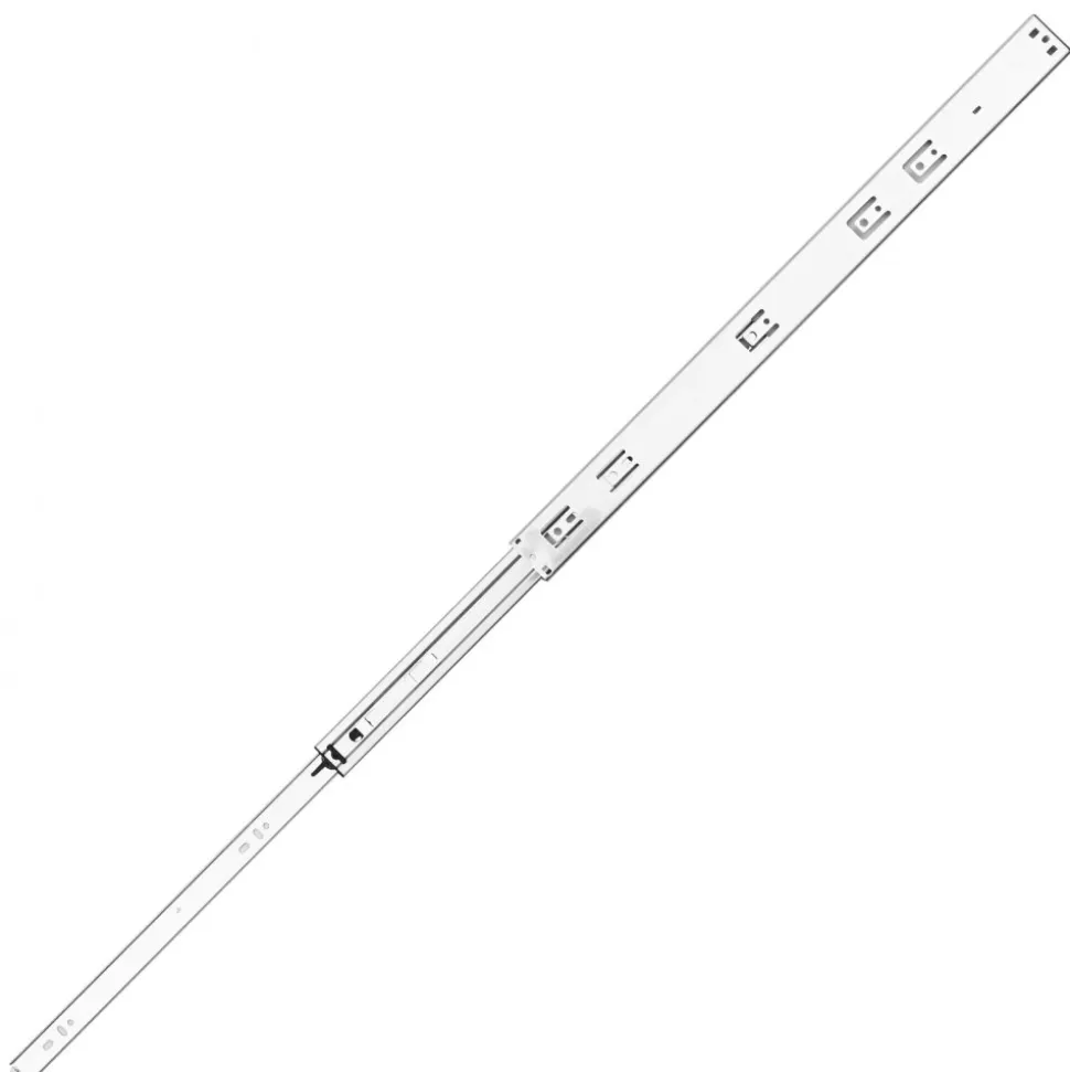 VEVOR 10 Pairs of 24 Inch Drawer Slides Side Mount Rails, Heavy Duty Full Extension Steel Track, Soft-Close Noiseless Guide Glides Cabinet Kitchen Runners with Ball Bearing, 100 Lbs Load Capacity