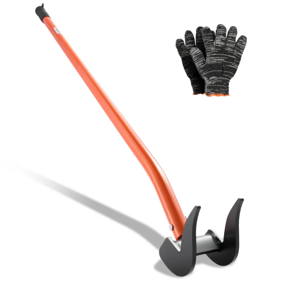 VEVOR Pallet Buster Tool, 50 Inch Carbon Steel Handle Wrecking Pry Bar, 2000 lbs Weight Capacity, Heavy Duty Deck Board Removal Tool, Breaker Bar for Flooring, Framing, Roofing, Trim, Drywall