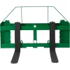 VEVOR Pallet Fork Frame Attachment with 48-inch Skid Steer Forks for JD Tractors