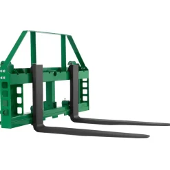 VEVOR Pallet Fork Frame Attachment with 42-inch Skid Steer Forks for JD Tractors
