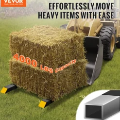 VEVOR Pallet Forks, 4000 lbs Clamp on Pallet Forks, 60