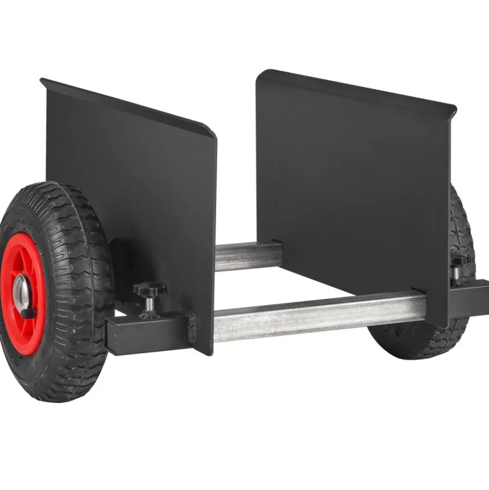 VEVOR Panel Dolly, 600LBS Capacity Slab Dolly, Heavy-duty Drywall Mover with 8" Pneumatic Wheels, Adjustable Clamp Panel Cart for Drywall Sheet, Material Handling, All Terrain Moving Cart
