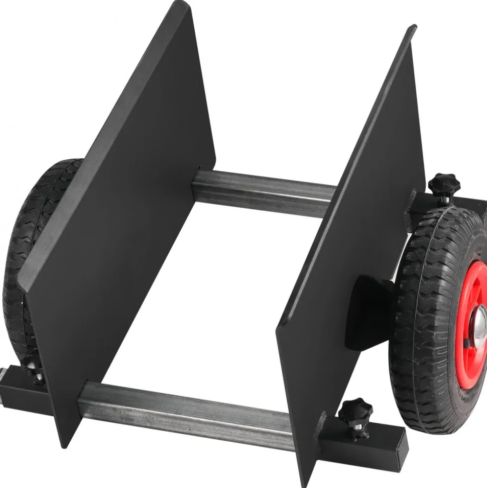 VEVOR Panel Dolly, 600LBS Capacity Slab Dolly, Heavy-duty Drywall Mover with 8" Pneumatic Wheels, Adjustable Clamp Panel Cart for Drywall Sheet, Material Handling, All Terrain Moving Cart
