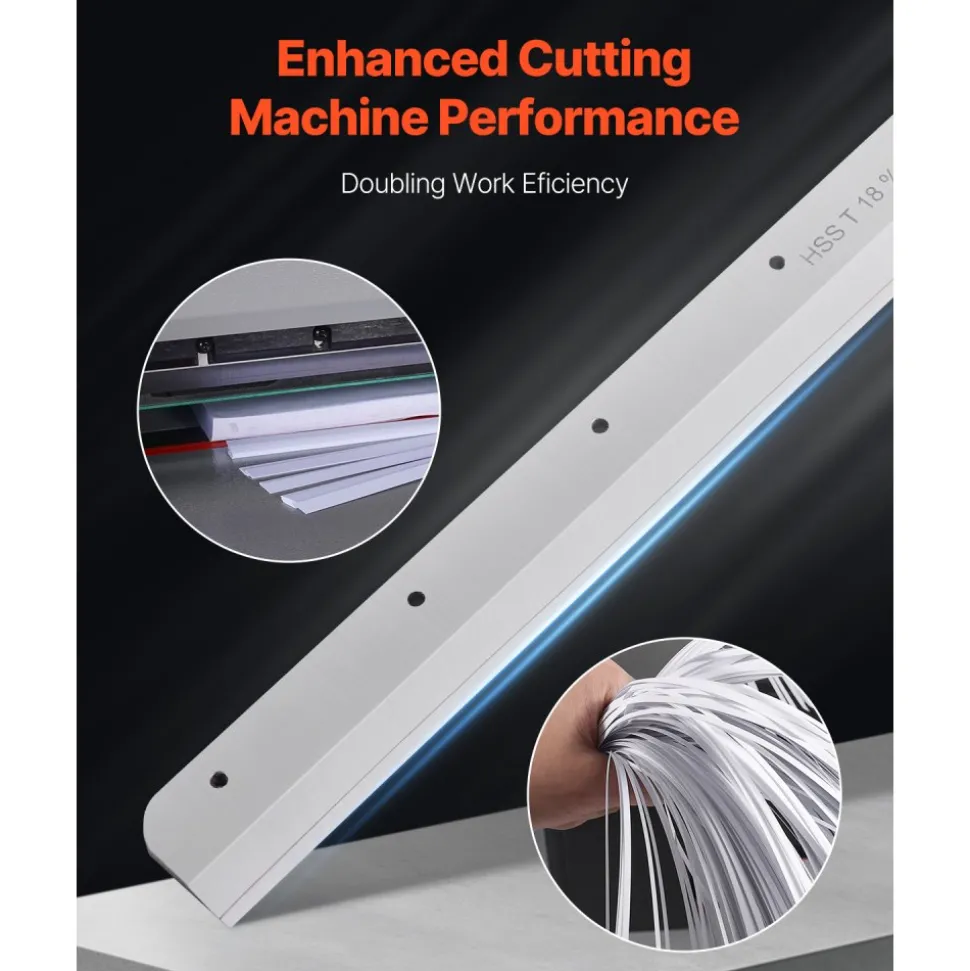 VEVOR Paper Cutter Blade, Heavy Duty Steel Blade Replacement Suitable for Professional Cutter G450VS+, Paper Trimmer Machine Spare Blade,503 x 43 x 6 mm