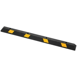 VEVOR Parking Stopper, 72 Inch Heavy Duty Parking Aid for Garage, Rubber Curb Garage Floor Stopper with Reflective Strips, Vehicles Gadgets for Cars Vans Trucks Tire Wheel Guide Block Stops Bumpers