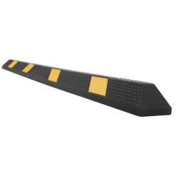 VEVOR Parking Stopper, 72 Inch Heavy Duty Parking Aid for Garage, Rubber Curb Garage Floor Stopper with Reflective Strips, Vehicles Gadgets for Cars Vans Trucks Tire Wheel Guide Block Stops Bumpers