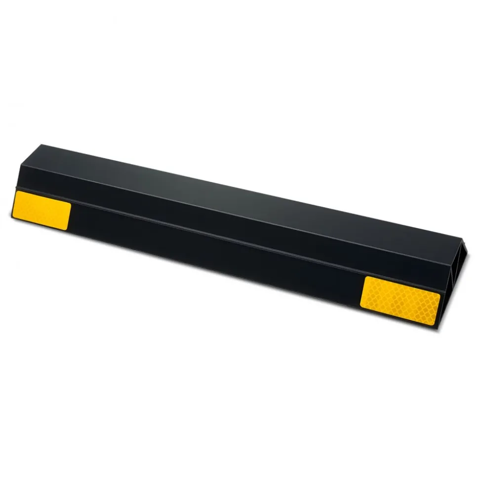 VEVOR Parking Stopper, 16 Inch 2 Pcs Heavy Duty Parking Aid for Garage, PP Curb Garage Floor Stopper with Reflective Strips, Vehicles Gadgets for Cars Vans Trucks Tire Wheel Guide Block Stops Bumpers
