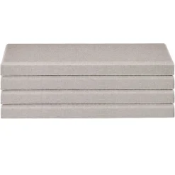 VEVOR 4 PCS Acoustic Panels, 2 inch Thick 23.6 x 11.8 inch Fiberglass Sound Absorbing Panels, Self-adhesive Soundproof Wall Boards, for Studios, Office, Home Theater,Meeting Room, Camel