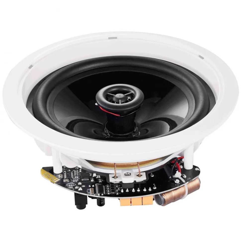 VEVOR 4 PCs 6.5'' Bluetooth in Ceiling Speakers, 150W, Flush Mount Ceiling & in-Wall Speaker System with 8ΩImpedance 89dB Sensitivity, for Home Kitchen Living Room Bedroom or Covered Outdoor Porches
