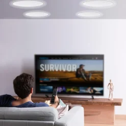 VEVOR 4 PCs 6.5'' Bluetooth in Ceiling Speakers, 150W, Flush Mount Ceiling & in-Wall Speaker System with 8ΩImpedance 89dB Sensitivity, for Home Kitchen Living Room Bedroom or Covered Outdoor Porches