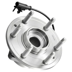 VEVOR 2PCS Front Wheel Bearing & Hub Assembly Fit for Chevy Silverado 1500 4WD 2013 Express 1500 GMC Savana 1500 Base Standard Cargo Van OEM 515036, Wheel Bearing Hub Assembly Set with ABS Sensor