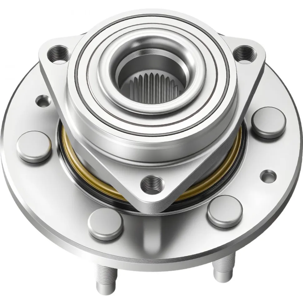 VEVOR 2PCS Front Wheel Bearing & Hub Assembly Fit for 2007-2013 Chevy Avalanche GMC Sierra 1500 Cadillac Escalade EXT 2007-2014 Tahoe OEM 515096, 6 Lugs with ABS Sensor, Wheel Bearing Hub Assembly Set