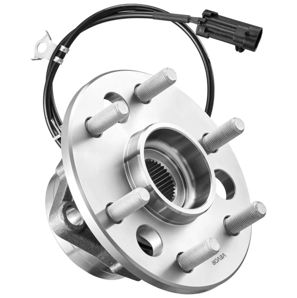 VEVOR 2PCS Front Wheel Bearing & Hub Assembly Fit for 1999-2000 Cadillac Escalade 1995-1999 Chevrolet Tahoe GMC Yukon K1500 Suburban OEM 515024, 6 Lugs with ABS Sensor, Wheel Bearing Hub Assembly Set