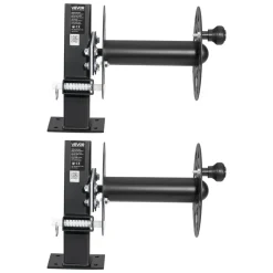 VEVOR 2PCS Heavy Duty Welding Cable Reels, Welding Cable Lead Reels for 150FT 1/0 & 125FT 2/0 Cable, Powder-Coated Steel Reel with Locking Pin for Service Trucks, Fleet Maintenance, Jobsites