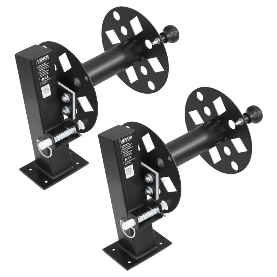 VEVOR 2PCS Heavy Duty Welding Cable Reels, Welding Cable Lead Reels for 150FT 1/0 & 125FT 2/0 Cable, Powder-Coated Steel Reel with Locking Pin for Service Trucks, Fleet Maintenance, Jobsites