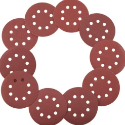 VEVOR 150 PCS 5 Inch Sanding Discs Set, 8-Hole Round Hook and Loop Sandpaper for Orbital Sander, 10 Grits include 60, 80, 100, 120, 150,180, 240, 320, 400, 600 Grit, for Metal, Wood, Car Sanding