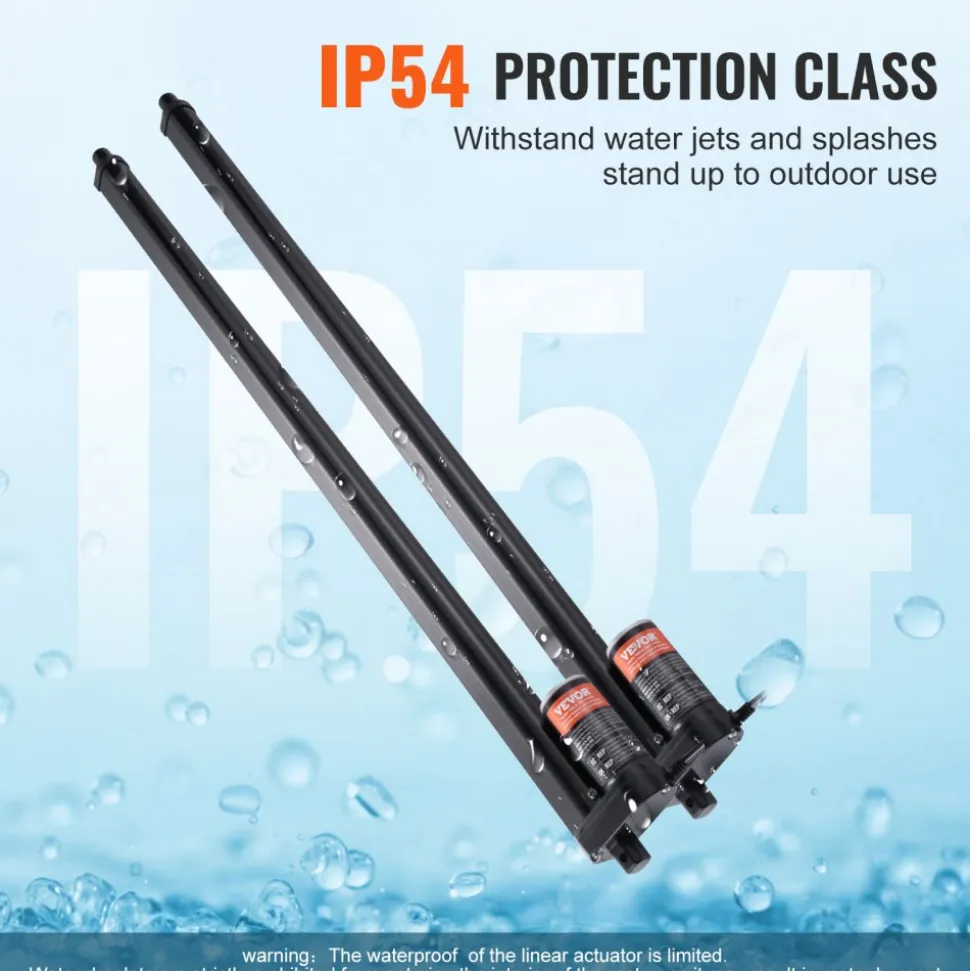 VEVOR 2PCS Linear Actuator Kit, 30 Inch High Speed 0.35"/s Linear Motion Actuator 12V, 220lbs/1000N Linear Actuator for TV/Table/Sofa Lifting, IP54 Protection - Wireless Remote Control Included