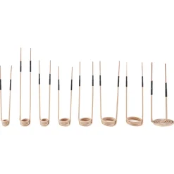 VEVOR 10PCS Magnetic Induction Heater Coil, Induction Heating Coil Accessories Kit with Flexibility and Long Lifespan, for Removing Rusty Bolts and Nuts, 8 Coils + 1 U-Shaped + 1 Free Forming
