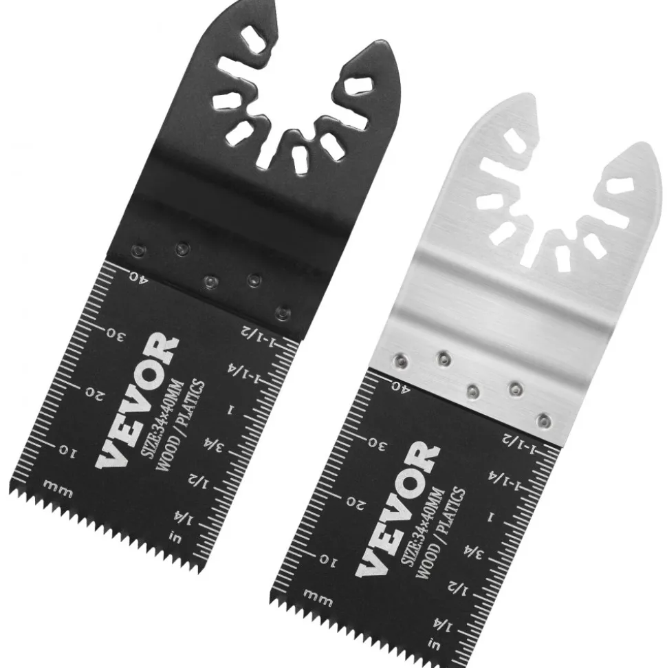 VEVOR 30PCS Multi Tool Blades Kits, Universal Quick Release Oscillating Saw Blades, 8 Types Wood Metal Plastic Oscillating Tool Blades, Fit Dewalt Bosch Milwaukee Hitachi Chicago Craftsman