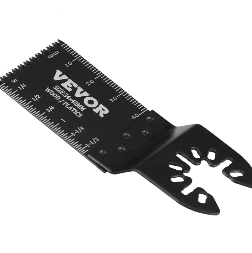 VEVOR 50PCS Oscillating Saw Blades, Universal Quick Release Oscillating Saw Blades, Multitool Tool Blades for Wood Plastic Aluminum, Fit Dewalt Bosch Milwaukee Hitachi Chicago Craftsman