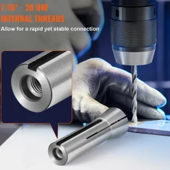 VEVOR 13 pcs Precision R8 Collet Set, 1/8'' - 7/8'', 45# Mill Collet Chuck 0.0012