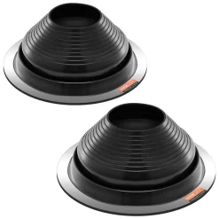VEVOR 2 Pcs Roof Pipe Flashing Boots, Fit Pipe OD 6