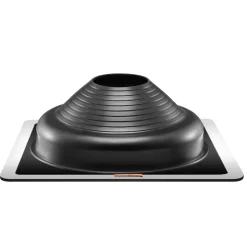 VEVOR 2 Pcs Roof Pipe Flashing Boots, Fit Pipe OD 6-3/4" to 14", Flexible EDPM Roofing Jack Pipe Flashing, High Temp -67℉ to 212℉, Endurable Metal Base, for Chimney, Wood Stove & Outdoor Vent Pipes