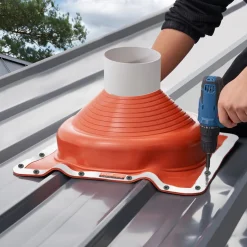 VEVOR 2 PCs Roof Pipe Flashing Boots, Fit Pipe OD 6-1/4