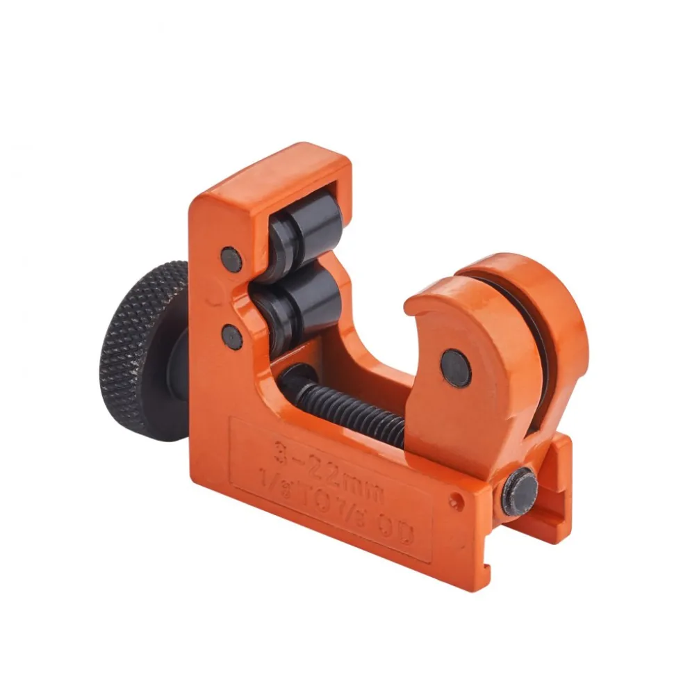 VEVOR 3PCS Tubing Cutter Set - Heavy Duty Pipe Cutter 3/16"-2"OD, Mini Tube Cutter 1/8"-7/8" & Deburring Tool, Professional Ultimate Pipe Cutter Set for Stainless Steel, Copper, Aluminum, Plastic Pipe