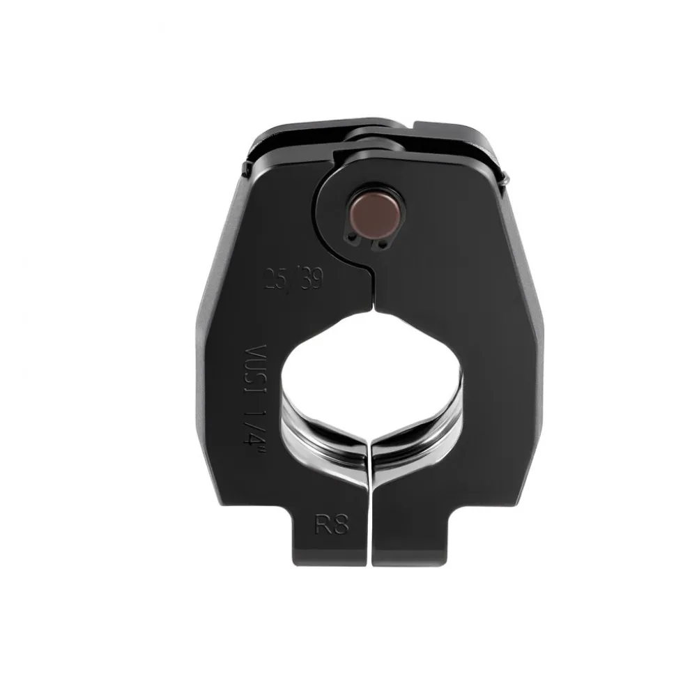 VEVOR 5PCS VUS Pressing Kit, 4PCS Press Rings (1/2", 3/4", 1", 1-1/4") & R8 Actuator - Compatible with ProPress Copper Pipes, Work with 24KN Compact Press Tools for 180° Operation