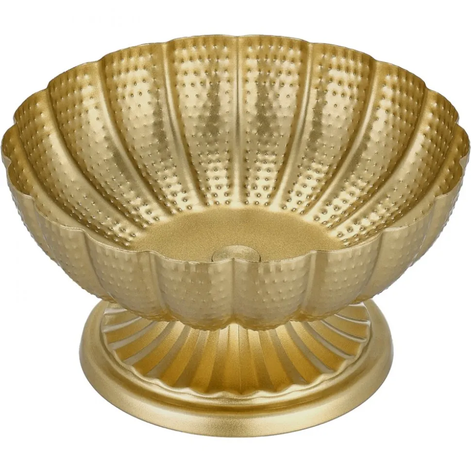 VEVOR 10 PCS Wedding Flower Vase, 4.7 in Mini Flower Table Centerpieces, Small Floral Bowl Decorative Easy Installation, Versatile Arrangement Stand for Party Events Home Decor Reception, Gold