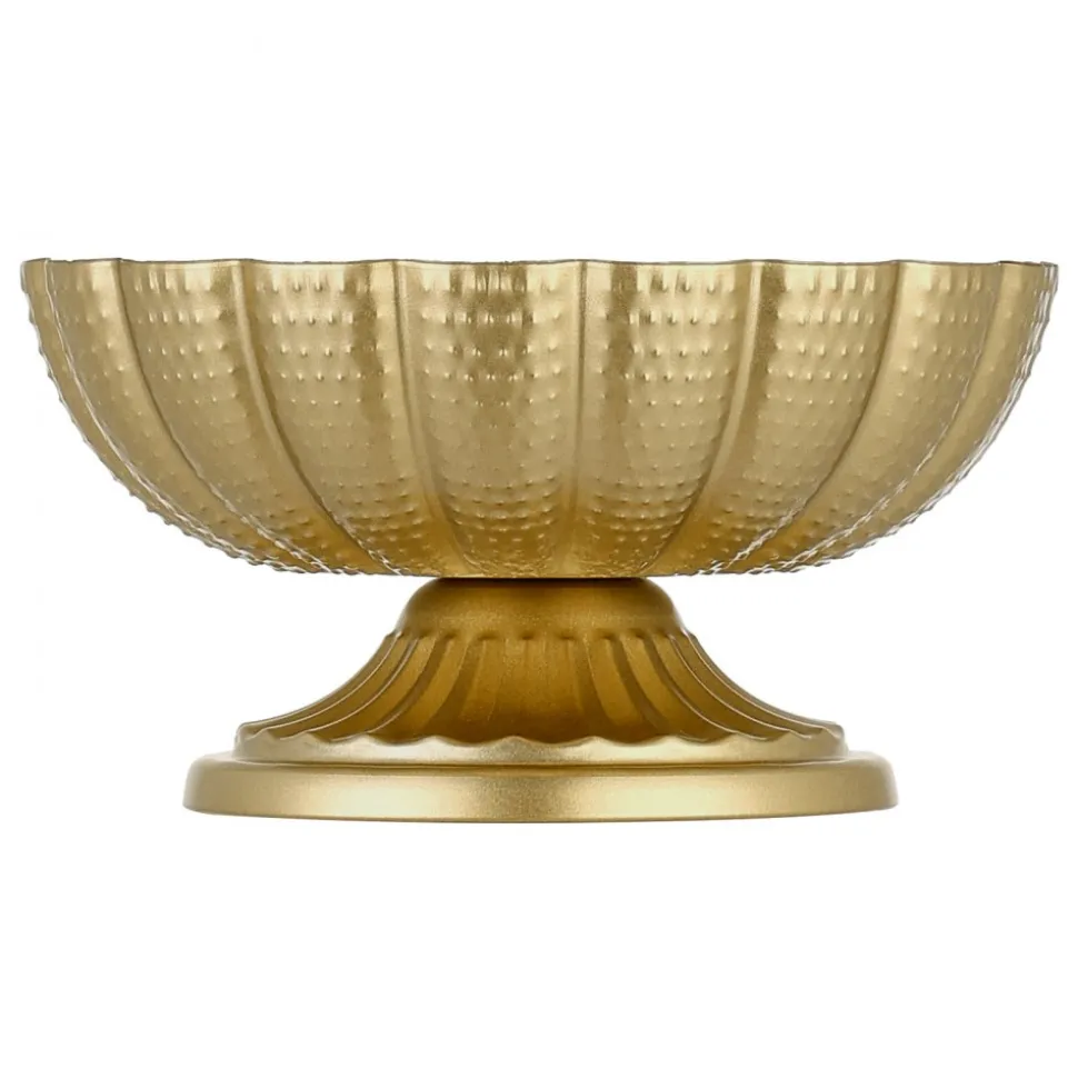 VEVOR 10 PCS Wedding Flower Vase, 4.7 in Mini Flower Table Centerpieces, Small Floral Bowl Decorative Easy Installation, Versatile Arrangement Stand for Party Events Home Decor Reception, Gold