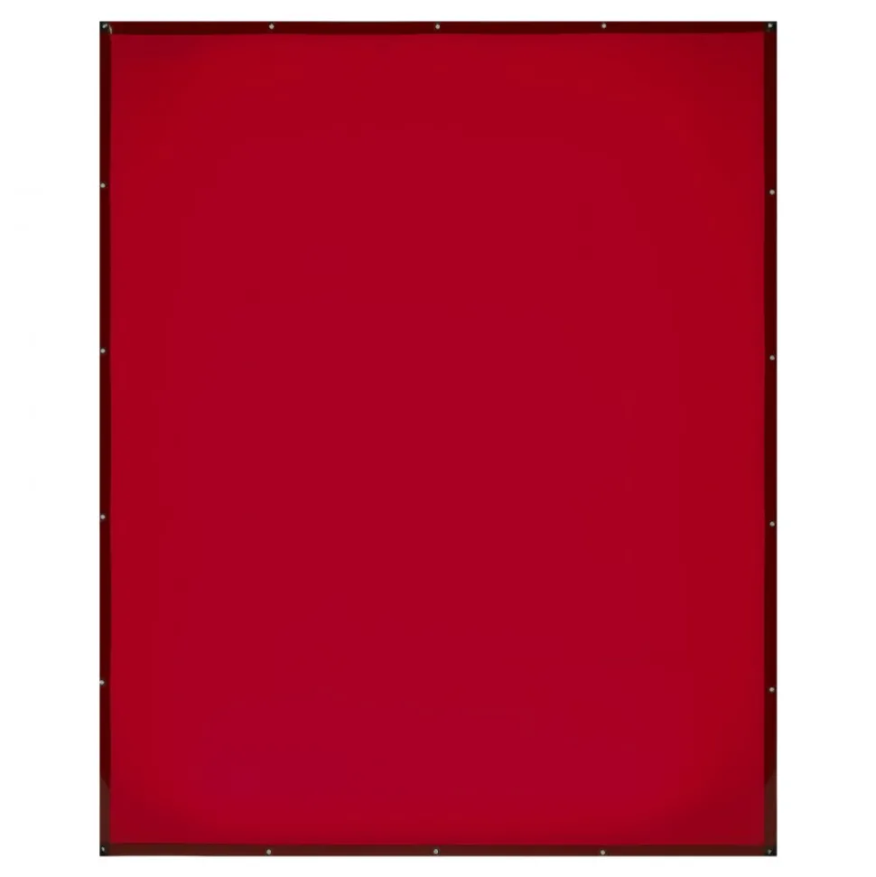 VEVOR 2PCS Welding Curtains, 6 x 8FT Welding Screen Curtain, Flame-Resistant Vinyl Safety Protective Screen with 6-Level UV Protection & Hanging Holes, Portable for Workshop/Industrial Use, Red