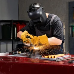 VEVOR 2PCS Welding Curtains, 6 x 8FT Welding Screen Curtain, Flame-Resistant Vinyl Safety Protective Screen with 6-Level UV Protection & Hanging Holes, Portable for Workshop/Industrial Use, Red