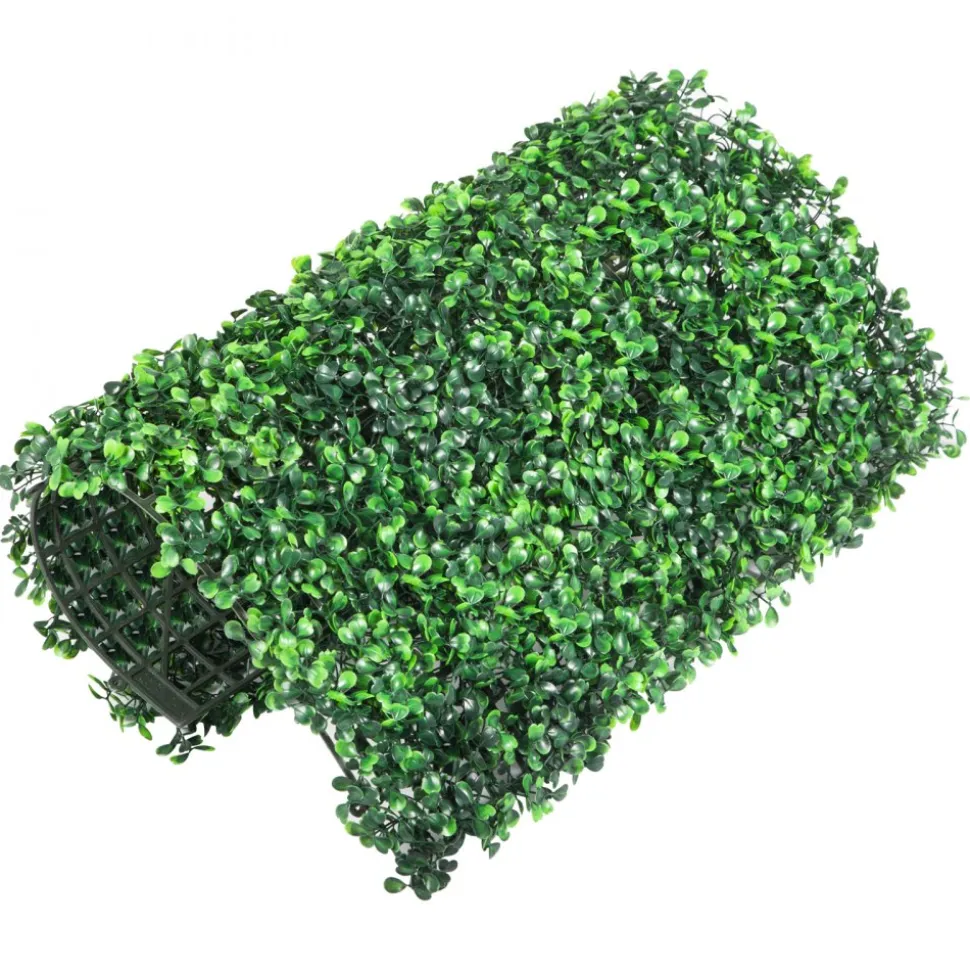 VEVOR 12PCS 20x20inch Artificial Boxwood Panels,Boxwood Hedge Wall Panels,Artificial Grass Backdrop Wall 1.6",Privacy Hedge Screen UV Protected for Outdoor Indoor Garden Fence Backyard