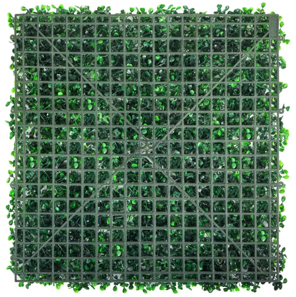 VEVOR 12PCS 20x20inch Artificial Boxwood Panels,Boxwood Hedge Wall Panels,Artificial Grass Backdrop Wall 1.6",Privacy Hedge Screen UV Protected for Outdoor Indoor Garden Fence Backyard