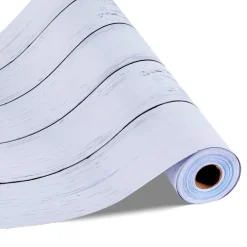 VEVOR Peel and Stick Wallpaper, 17.7 x 472.4 inch Contact Paper White Wood Textured Waterpoof Self Adhesive, Easy to Clean & Peel Wall Decorative Vinyl Roll for Bedroom Kitchen Bathroom Office Desk