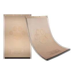 VEVOR Pet Door Replacement Flap, Compatible with VEVOR Flap Pet Doors, Measures 5.25" x 8.13" Longer Lasting, Weather-proof, Thickened PVC Dog Door Replacement Flap with Long Magnetic Strip (Small)