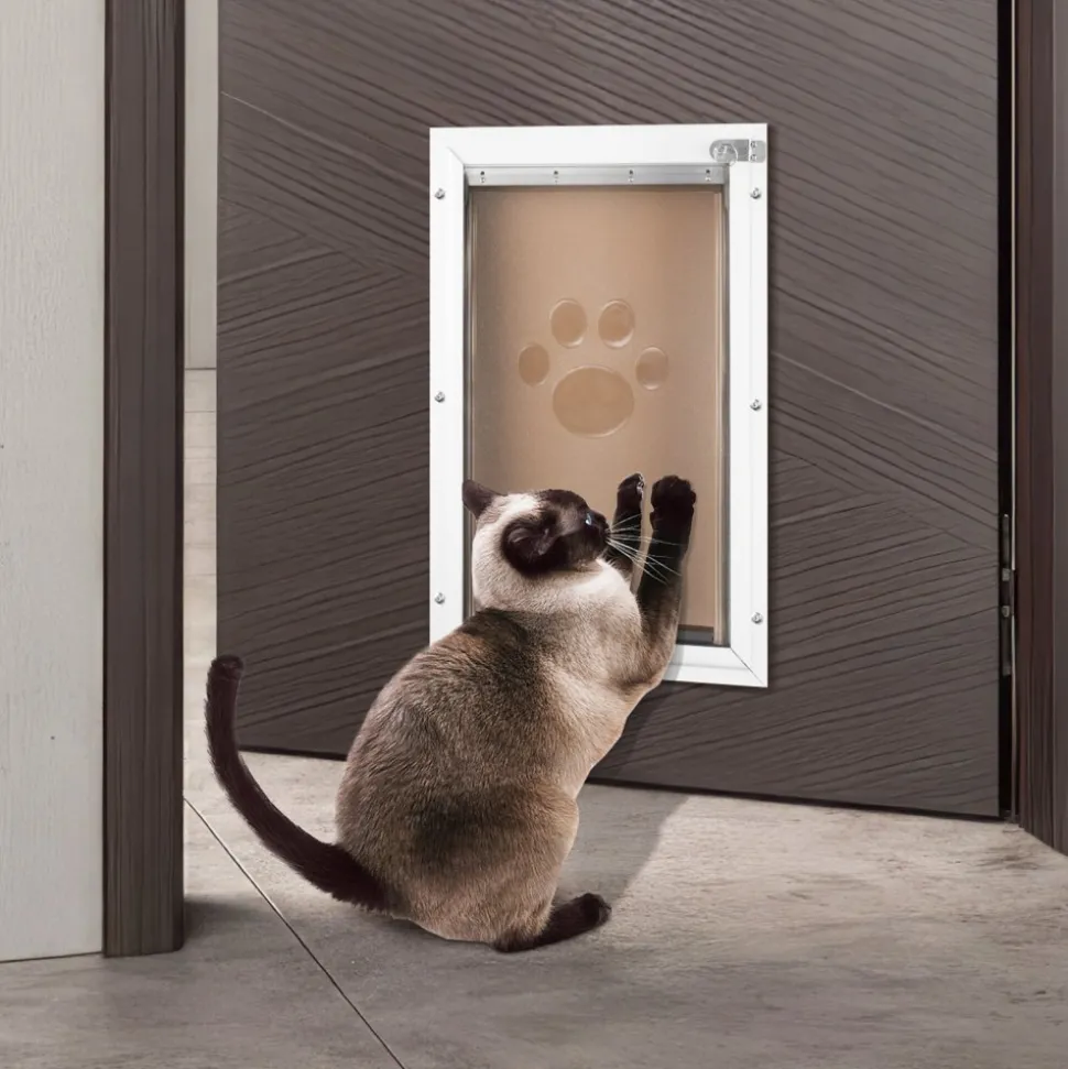 VEVOR Pet Door Replacement Flap, Compatible with VEVOR Flap Pet Doors, Measures 5.25" x 8.13" Longer Lasting, Weather-proof, Thickened PVC Dog Door Replacement Flap with Long Magnetic Strip (Small)
