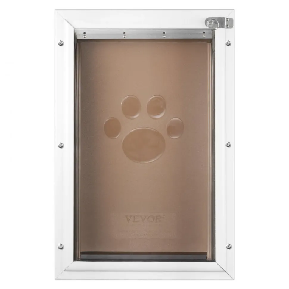 VEVOR Pet Door Replacement Flap, Compatible with VEVOR Flap Pet Doors, Measures 5.25" x 8.13" Longer Lasting, Weather-proof, Thickened PVC Dog Door Replacement Flap with Long Magnetic Strip (Small)
