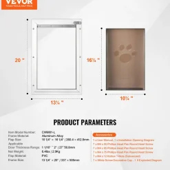 VEVOR Pet Door, 13.27